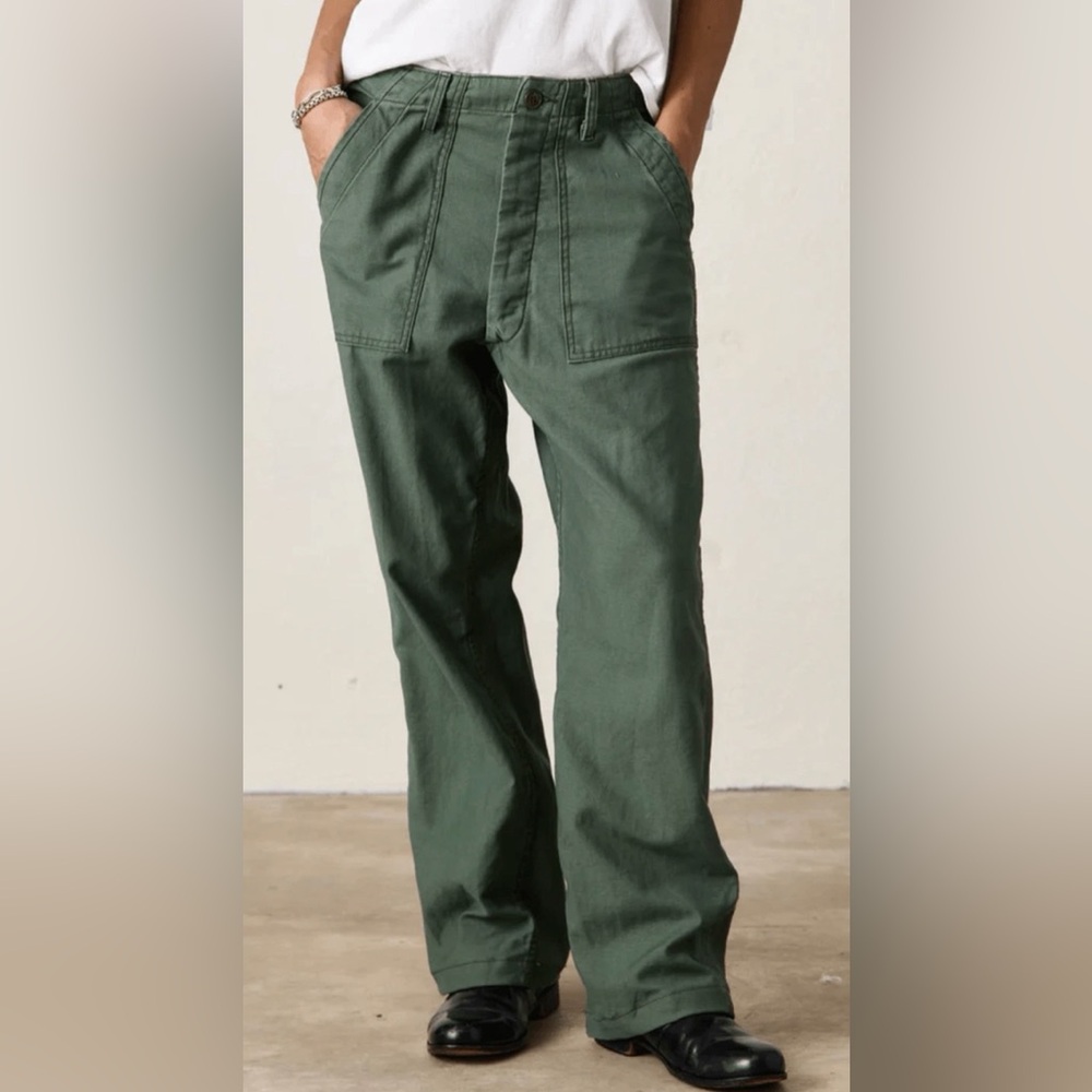 NSF / SRPLS US MILITARY BAKER PANTS  OLIVE NWT Size 25 - Picture 2 of 9
